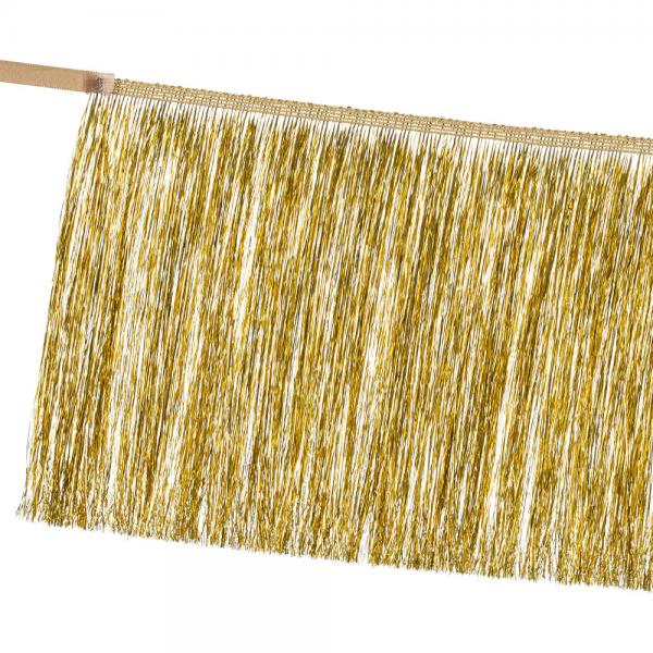 Fransig Girlang Guld