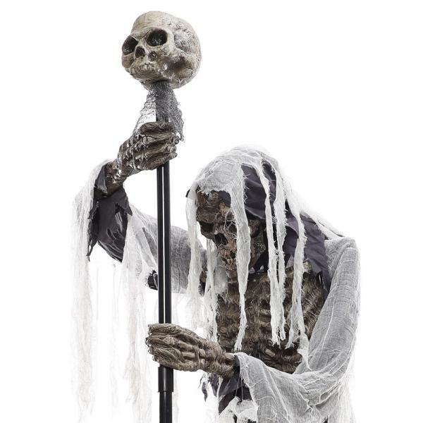 Rrlig Skelett med Kittel Halloween Prop