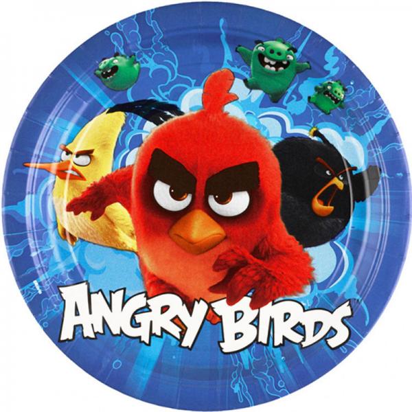 Angry Birds Crew Papptallrikar