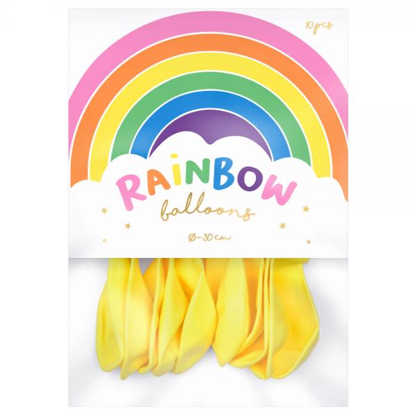 Rainbow Latexballonger Pastell Gula