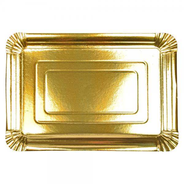 Rektangulra Serveringsfat Guld