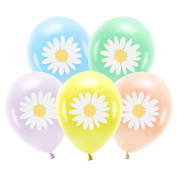 Eko Ballonger Prstkrage Pastell 5-pack