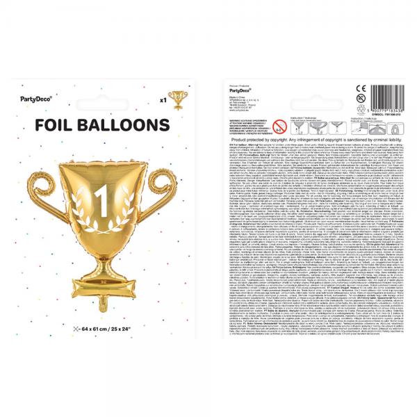 Folieballong Pokal