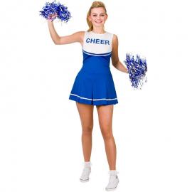 Cheerleader Dräkt Blå/Vit