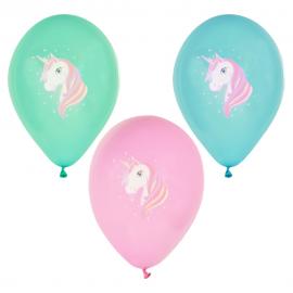 Unicorn Latexballonger Pastell