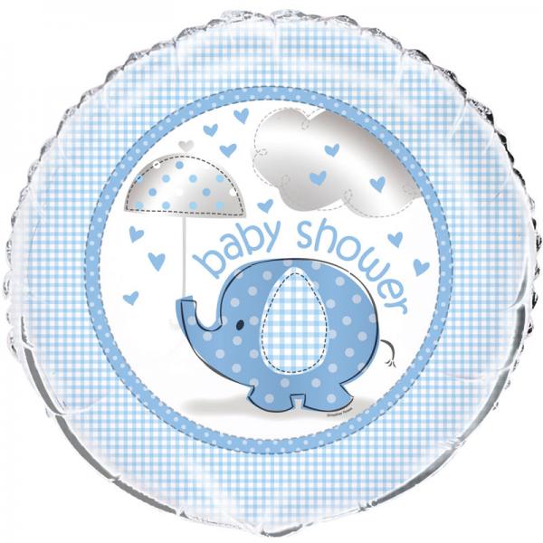 Baby Shower Boy Folieballong Umbrellaphant