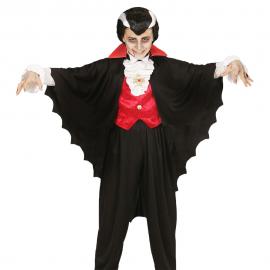 Svart Mantel Vampyr Barn Medium