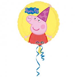 Peppa Pig Folieballong Gul XL