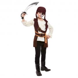 Piratkille Maskeraddräkt Barn Dark Spirit Large