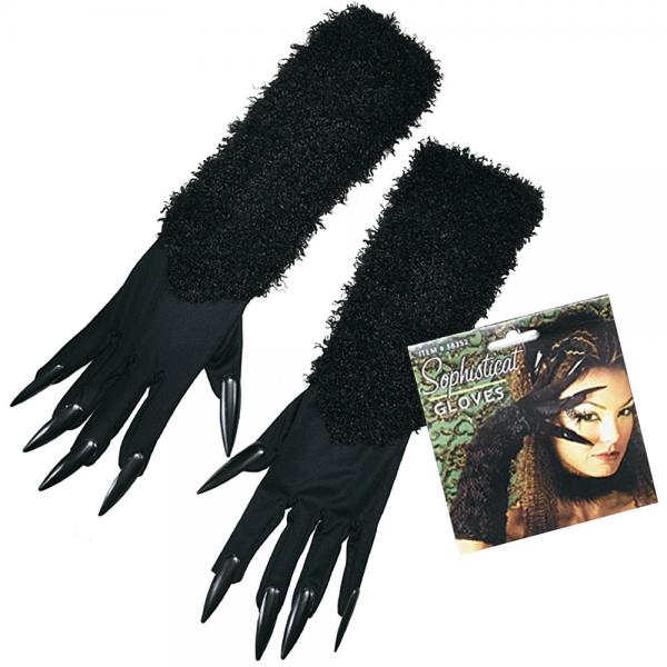 Lnga Katt Handskar med Pls