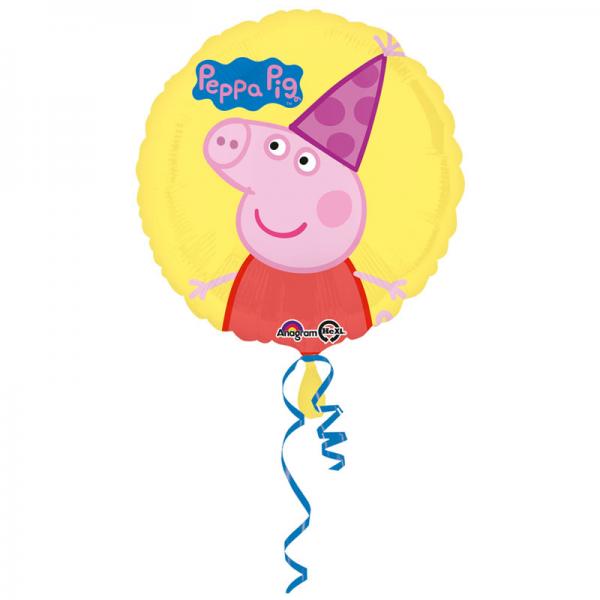 Peppa Pig Folieballong Gul XL