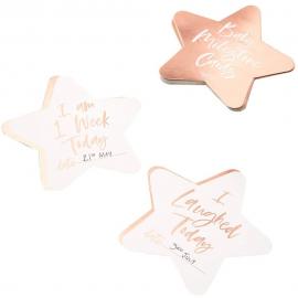 Baby Milestones Cards Roséguld