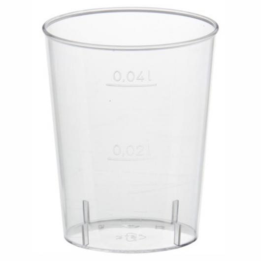 Snapsglas Plast