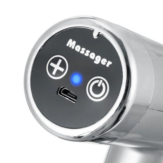 Massagepistol Mini Silver