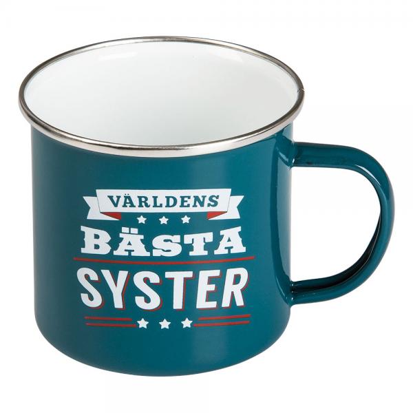 Vrldens Bsta Syster Retro Mugg