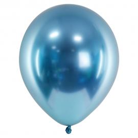 Chrome Latexballonger Blå 50-pack