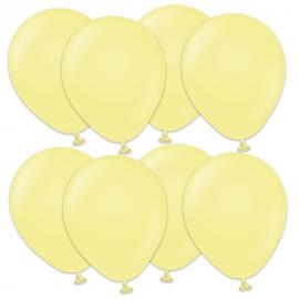 Premium Små Latexballonger Macaron Yellow