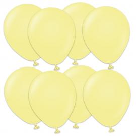 Premium Små Latexballonger Macaron Yellow