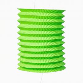 Papperslykta Cylinder Ljusgrön