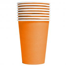 Pappersmuggar Orange 21 cl 8-pack