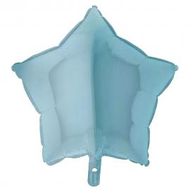 Folieballong Stjärna Pastell Blå