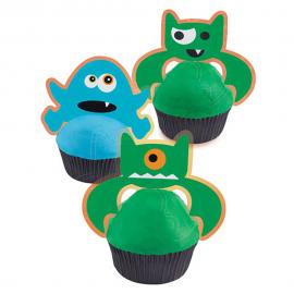 Halloween Monster Cupcake Dekorations Kit