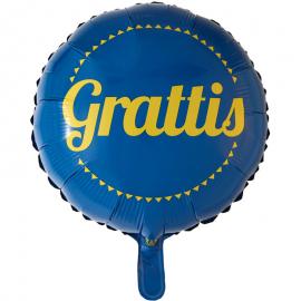 Studentballong Grattis Folie