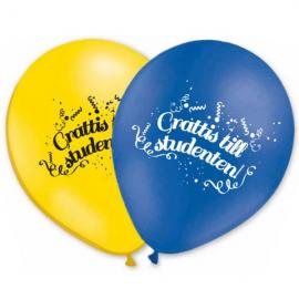 Studentballonger Grattis Till Studenten 25-pack