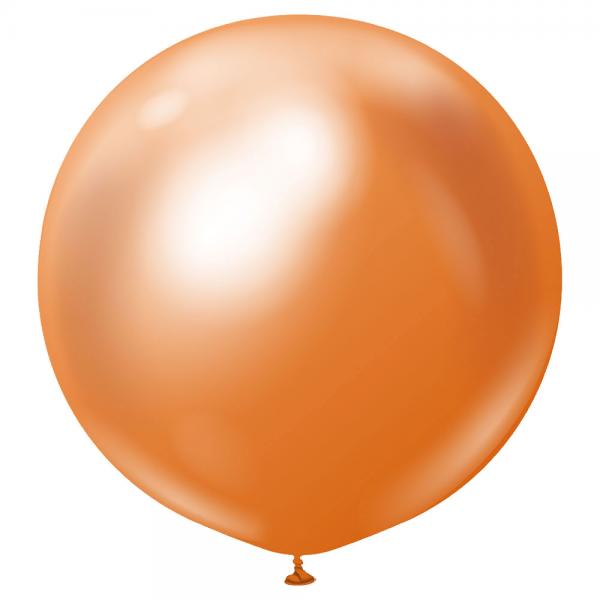 Koppar Stora Chrome Latexballonger