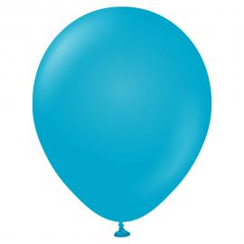 Blå Stora Standard Latexballonger Blue Glass