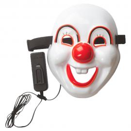 Blinkande LED-Mask Clown