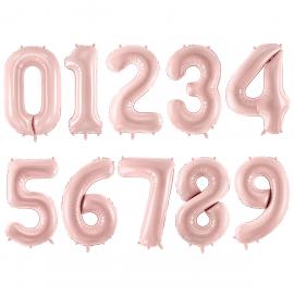 Sifferballong Pastellrosa 5