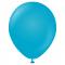 Blå Stora Standard Latexballonger Blue Glass