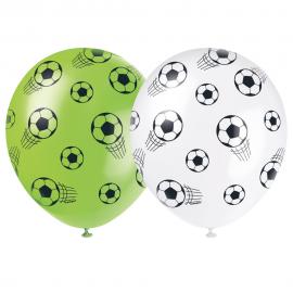 Fotbollsballonger Gröna & Vita