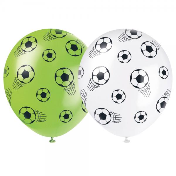 Fotbollsballonger Grna & Vita