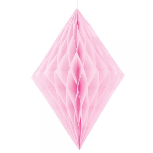 Hngande Honeycomb Diamant Rosa