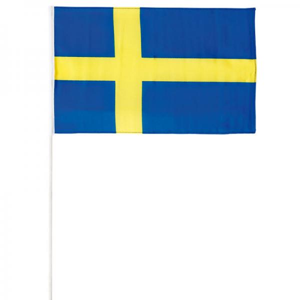 Sverige Flagga p Pinne