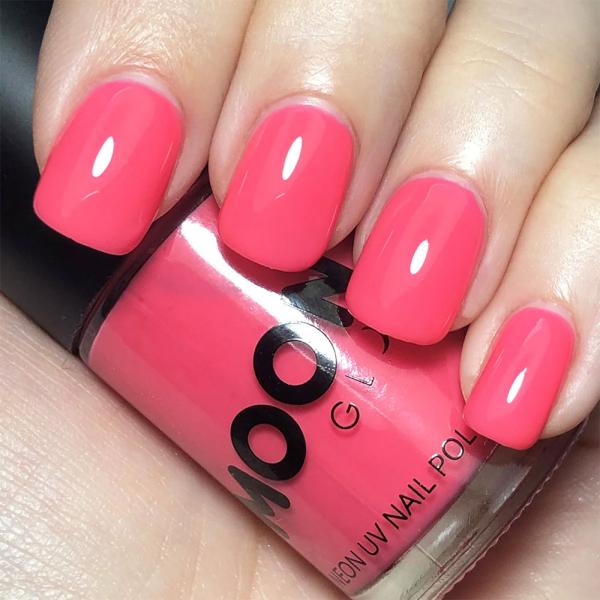 Moon Glow Neon UV Nagellack Pastell Korall