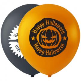 Halloween Ballonger med Döskallar och Pumpor