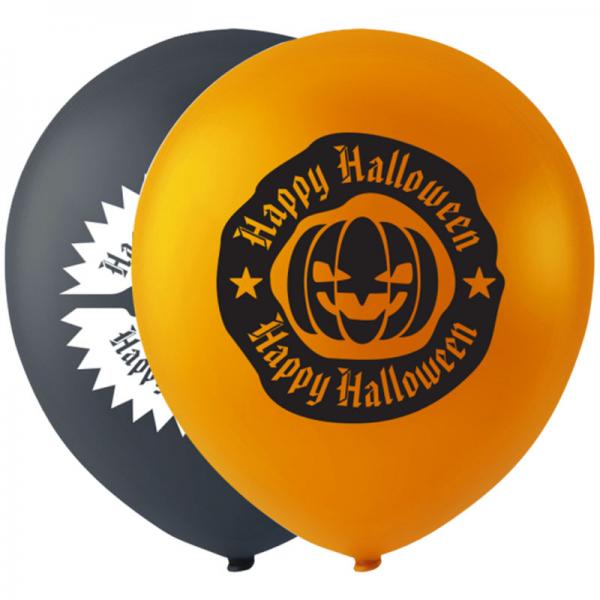 Halloween Ballonger med Dskallar och Pumpor