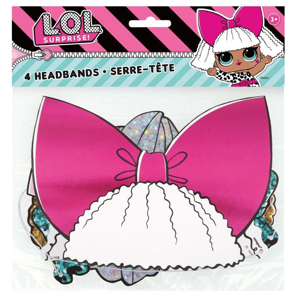 Hrdiadem LOL Surprise 4-Pack