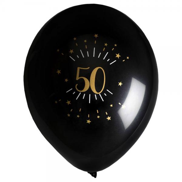 Ballonger 50 r Birthday Party Guld