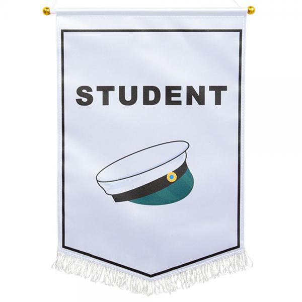 Liten Student Flagga Vertikal Studentmssa