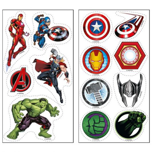 Avengers Ätbara Dekorationer