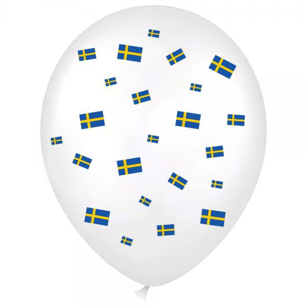 Svenska Flaggor Latexballonger