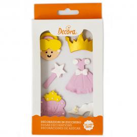 Rosa Prinsessa Sockerdekorationer