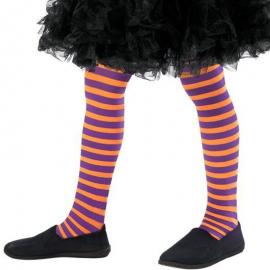 Wicked Witch Lila & Orange Tights Barn