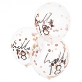 Hello 18 Konfettiballonger