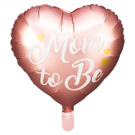 Folieballong Mom To Be Roseguld