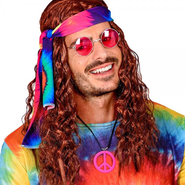 Neon Rosa Hippie Halsband